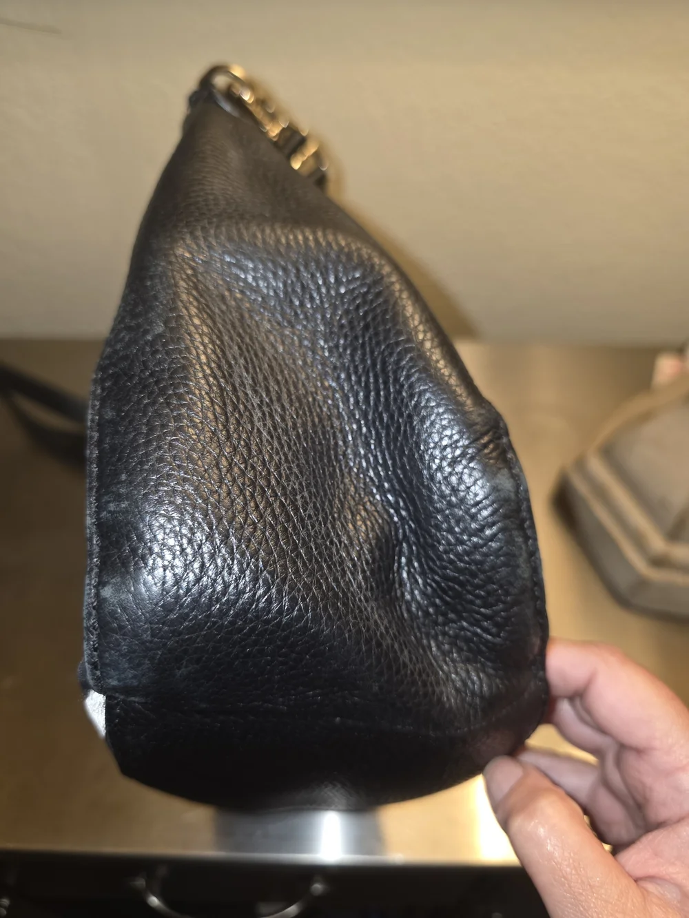 Kate Spade Black & White Striped Crossbody Bag